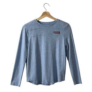 Vineyard Vines Shep Shirt Size Large 14 Girls Ocean Breeze Heathered Dreamcloth